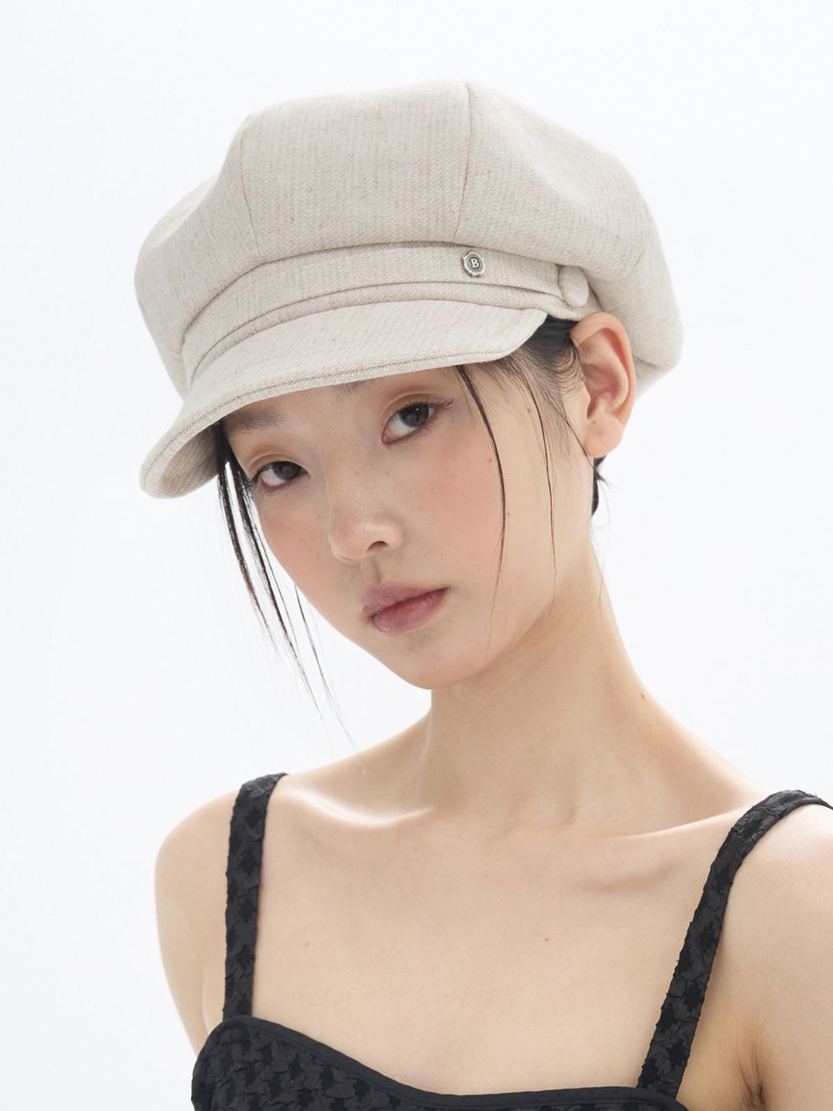 브라운햇(BROWNHAT) 뉴스보이 캐스켓 - 아이보리