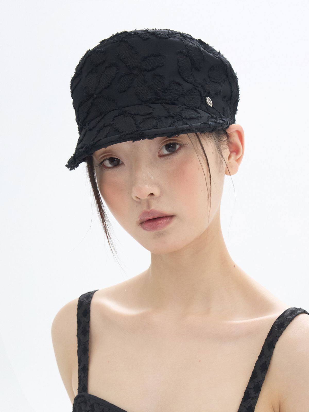 브라운햇(BROWNHAT) 소프트 워크 캡 - 블랙