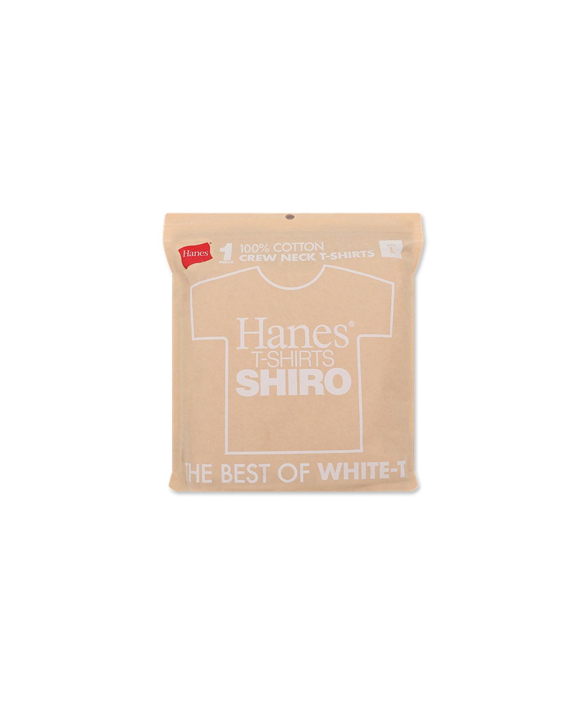 헤인즈(HANES) 시로 크루넥 티셔츠 화이트