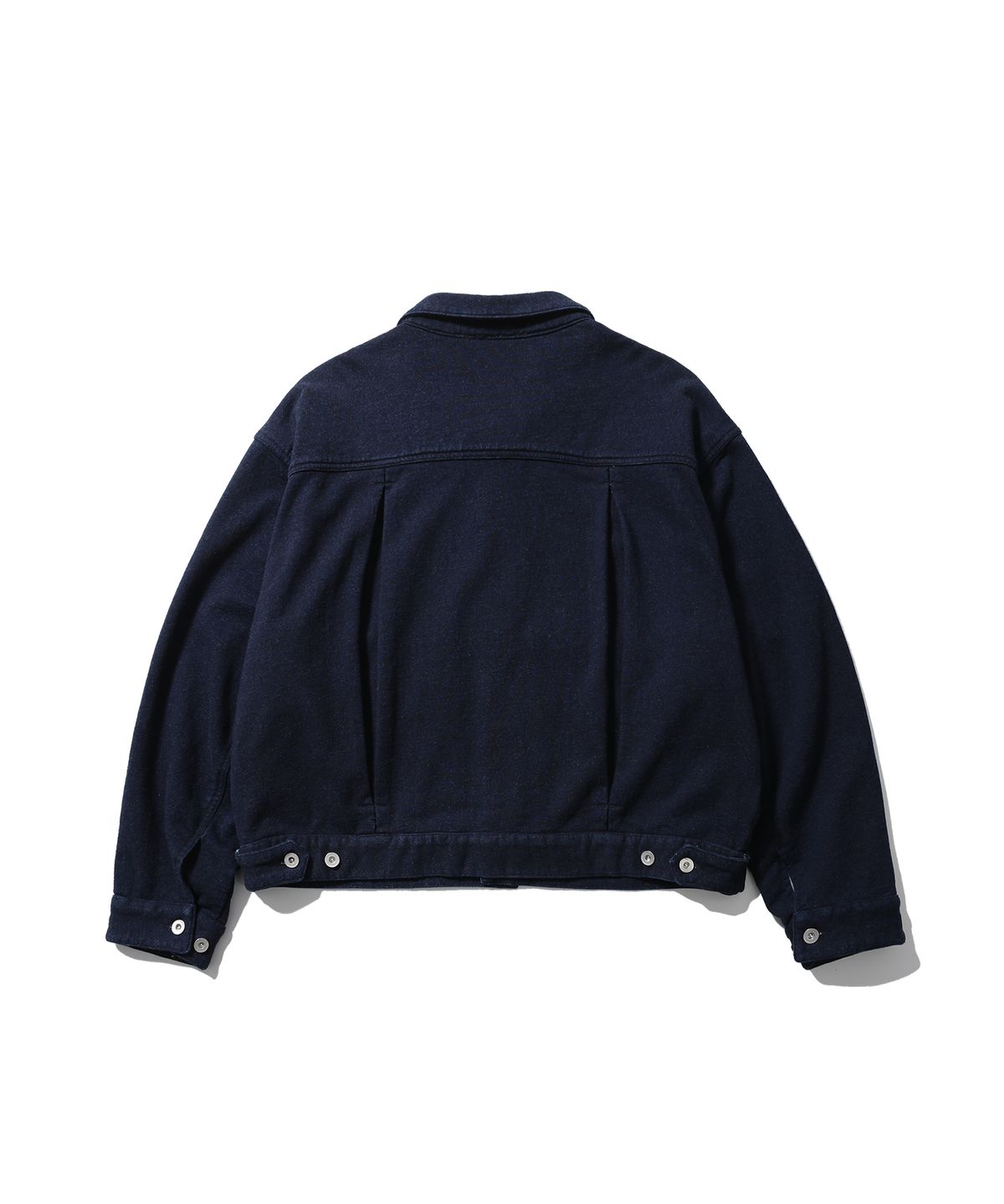 앵글런(ANGLAN) Heavy Sweat Trucker Jacket - Indigo