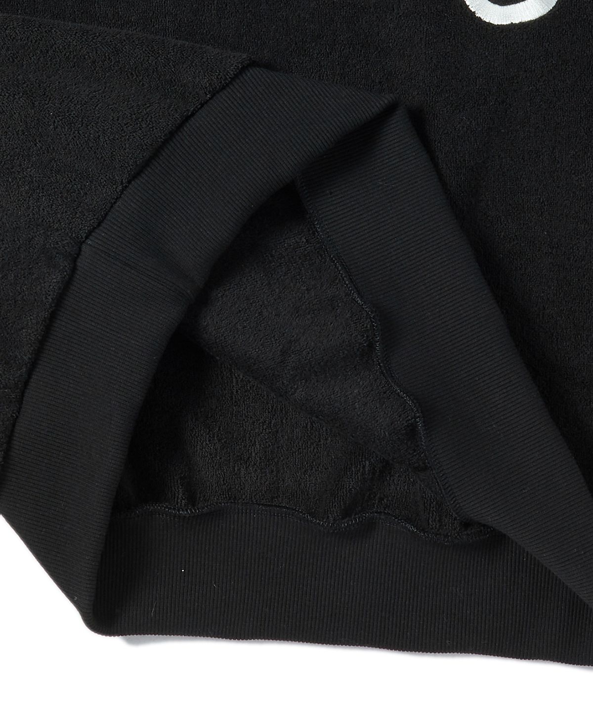 비욘드클로젯(BEYOND CLOSET) [COLLECTION LINE] 헤비 테리 하프 집업 스웨트 셔츠 블랙