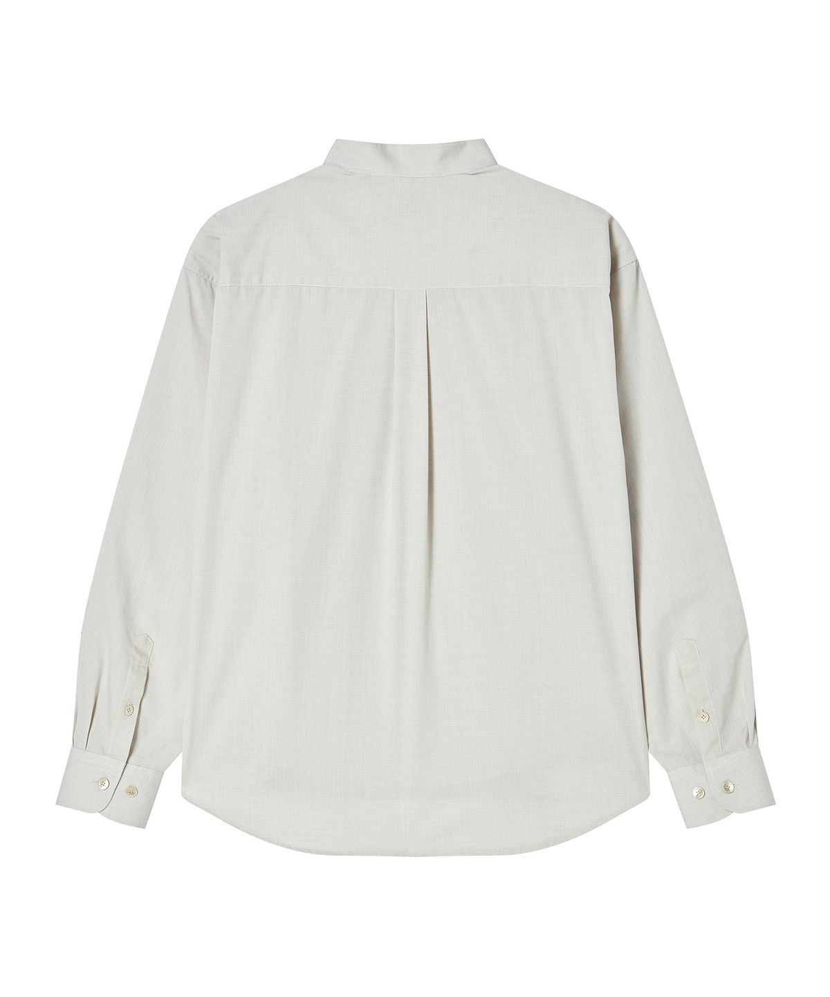 비욘드클로젯(BEYOND CLOSET) [COLLECTION LINE] 스카프 디테일 라운드 셔츠 아이보리