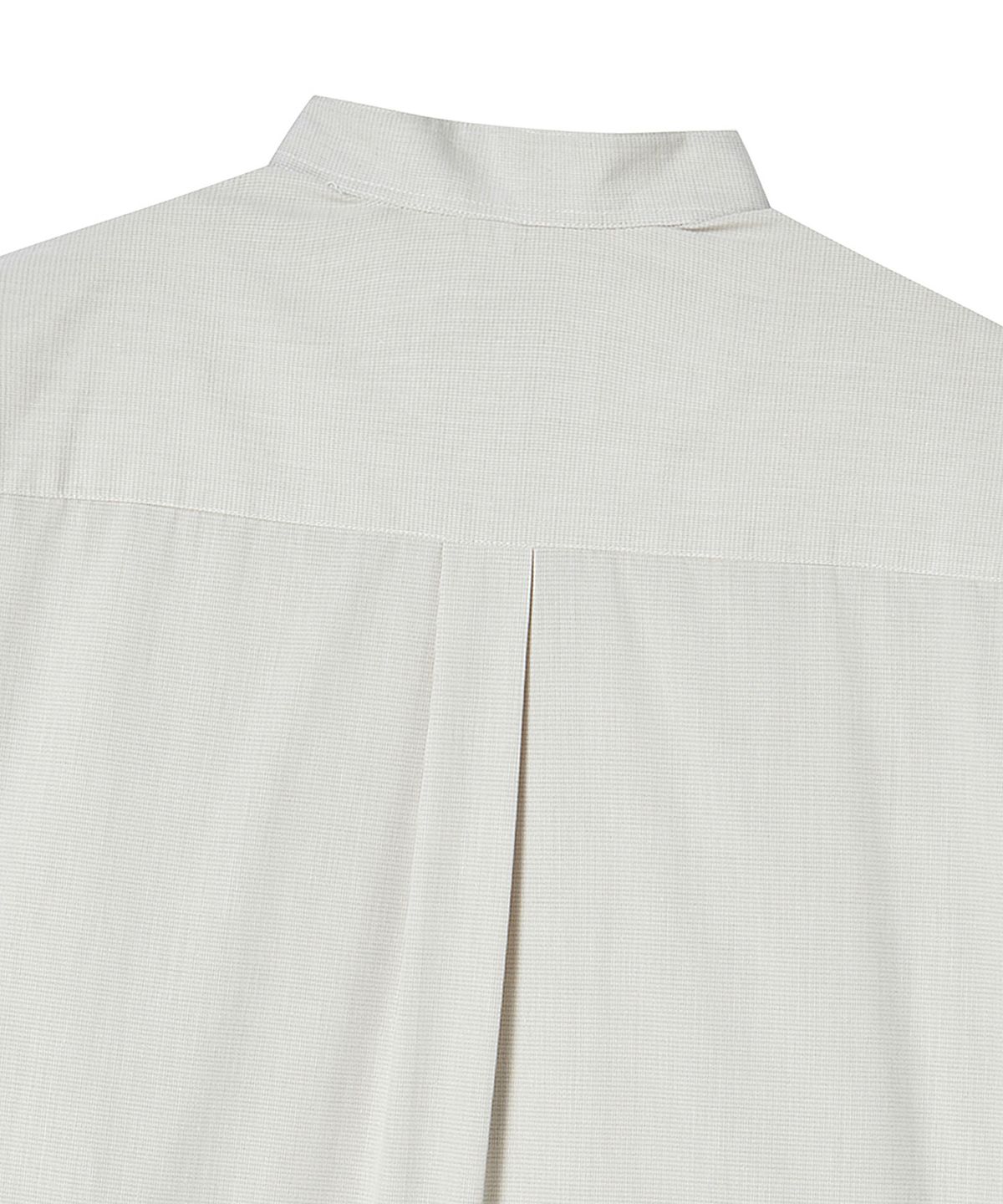 비욘드클로젯(BEYOND CLOSET) [COLLECTION LINE] 스카프 디테일 라운드 셔츠 아이보리