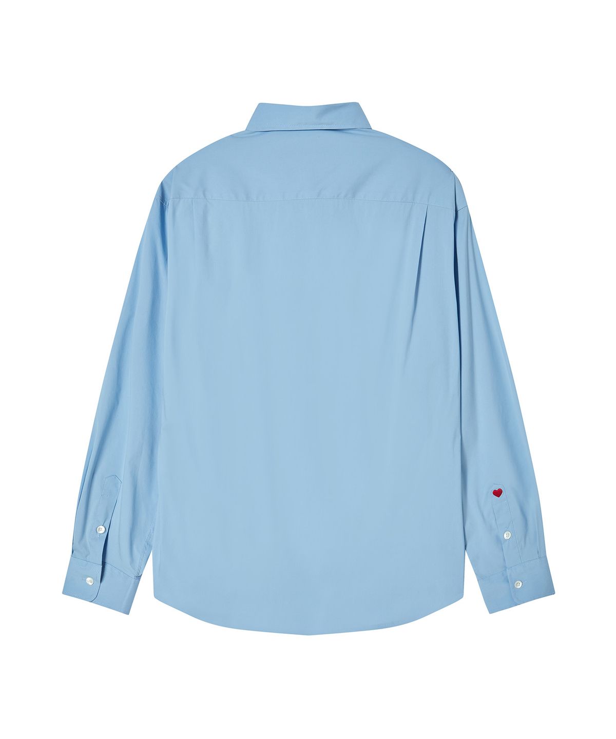 비욘드클로젯(BEYOND CLOSET) [COLLECTION LINE] 파인 코튼 로고 셔츠 블루