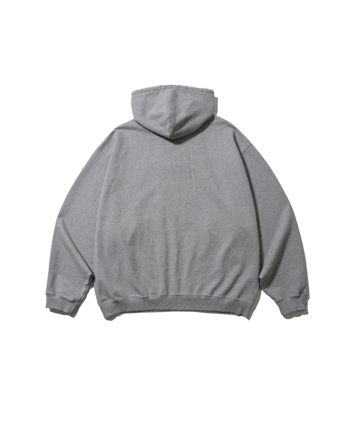 앵글런(ANGLAN) Huge Half-Zip Hoodie - Melange Grey