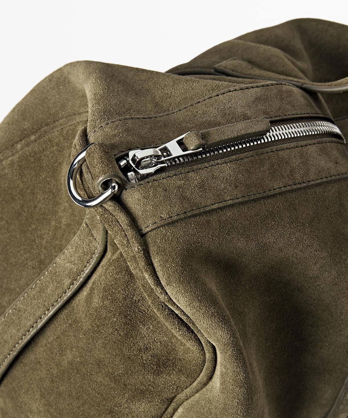 마시모두띠(MASSIMO DUTTI) 스웨이드 레더 트래블 백