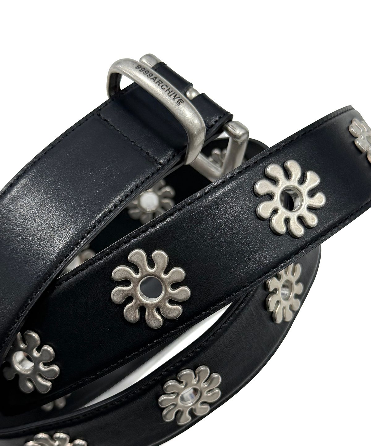 9999아카이브(9999ARCHIVE) Flower Linking Eyelet Belt