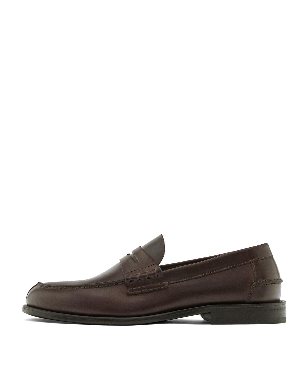 마시모두띠(MASSIMO DUTTI) 레더 페니 스트랩 로퍼