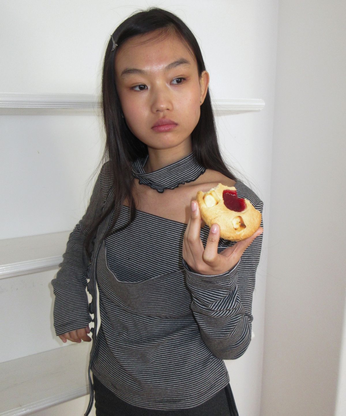 라츠유(LOTSYOU) LOTSYOU_Jennie Long Sleeve Top BLACK