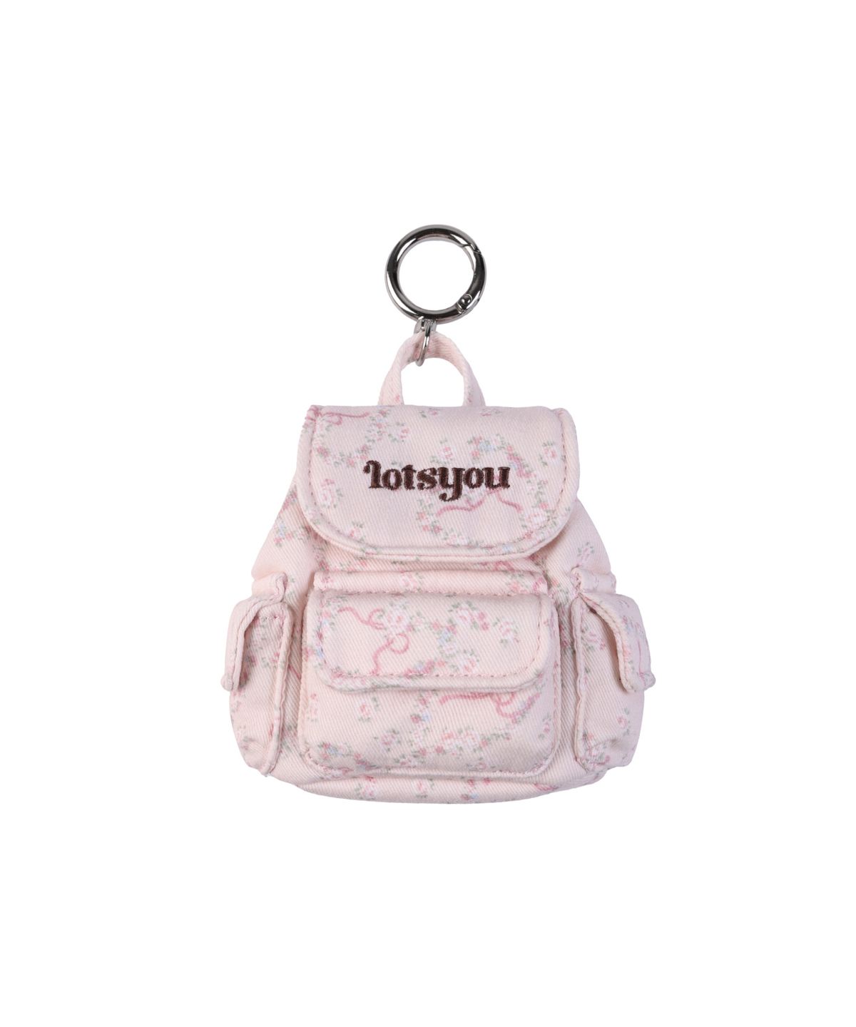 라츠유(LOTSYOU) LOTSYOU_Chubby Backpack Keyring L/PINK