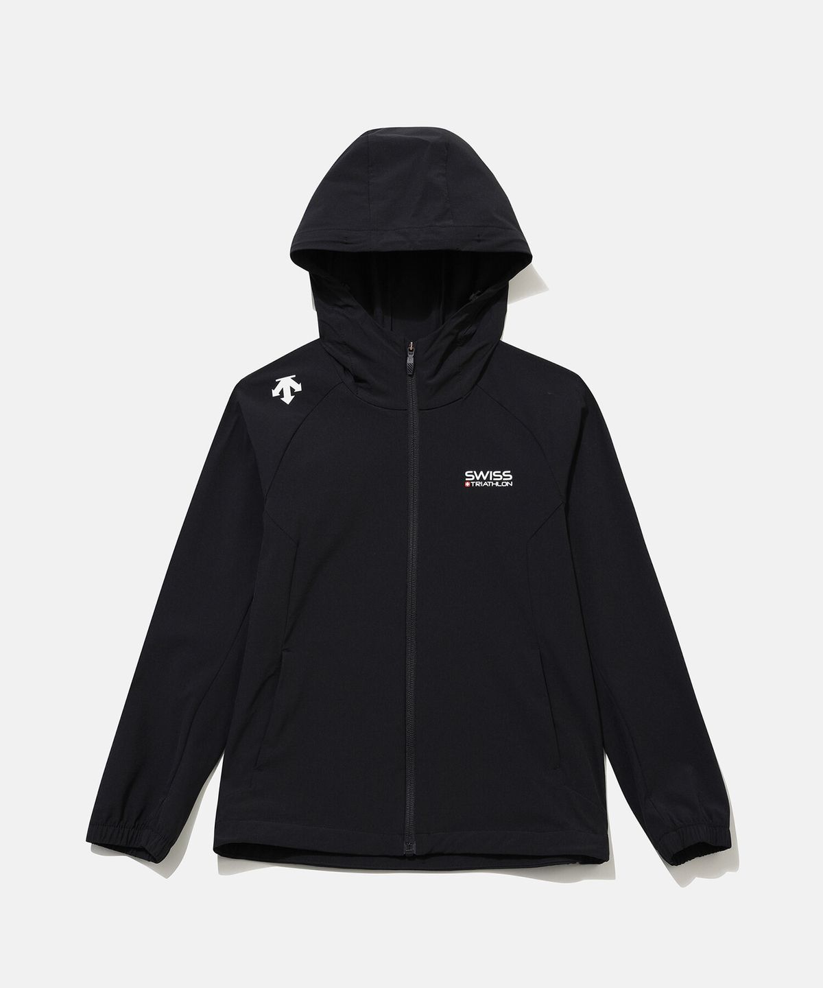 데상트(DESCENTE) 영애슬릿 스위스 트라이애슬론 스트레치 자켓 블랙 SR22JIWB41