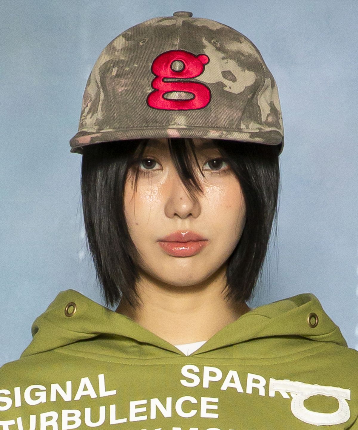 글랙(GLACK) GC083 시그니처 카모 볼캡 (GREEN CAMO)