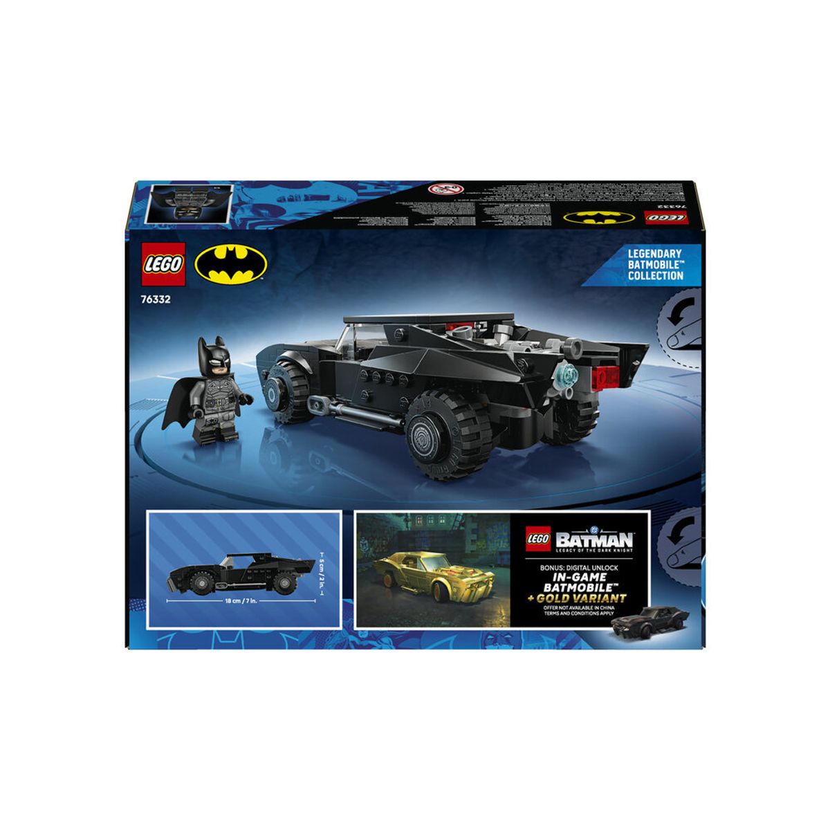 레고(LEGO) 레고 슈퍼히어로 76332 배트맨™ 배트모빌™ [레고공식]