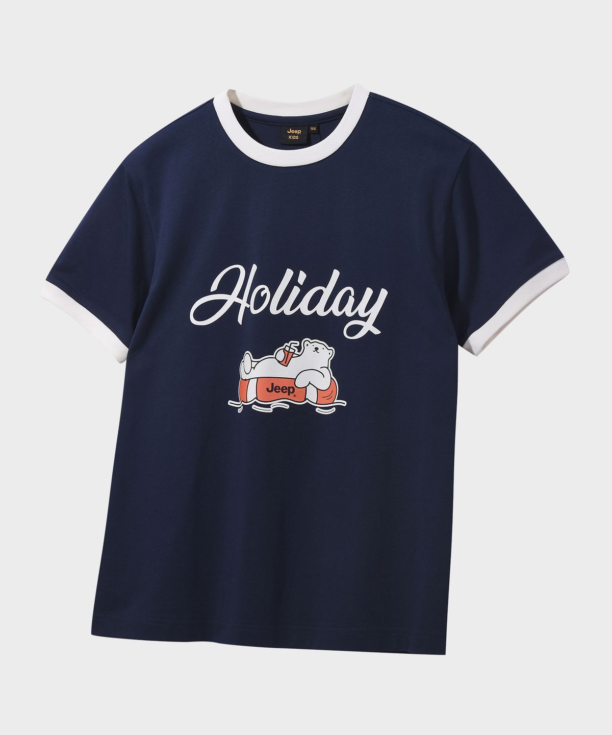 지프키즈(JEEPKIDS) 홀리데이 베어 반팔티(KR5TSU185NA)