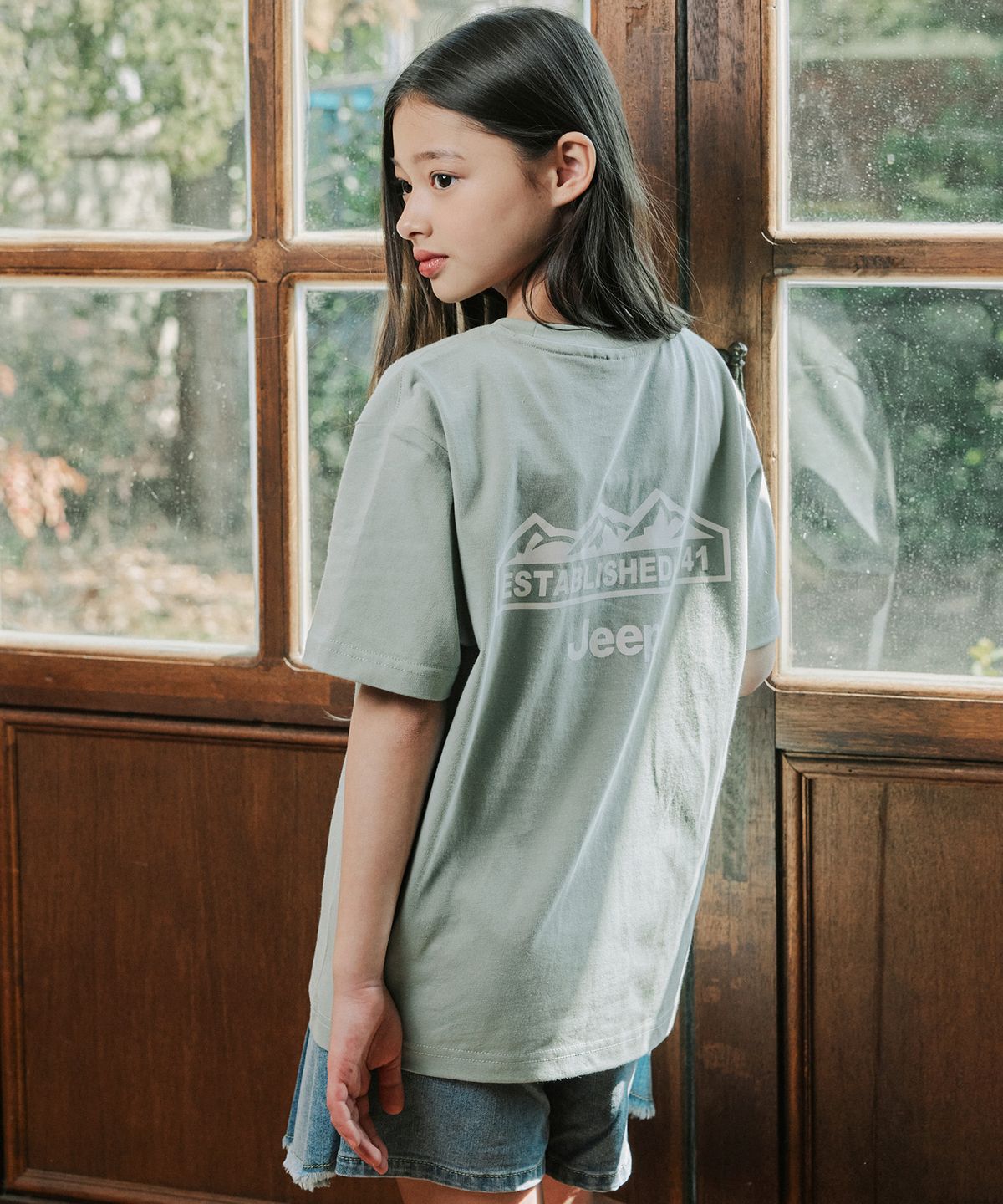 지프키즈(JEEPKIDS) 엠로고 프린팅 티셔츠(KR5TSU173MT)