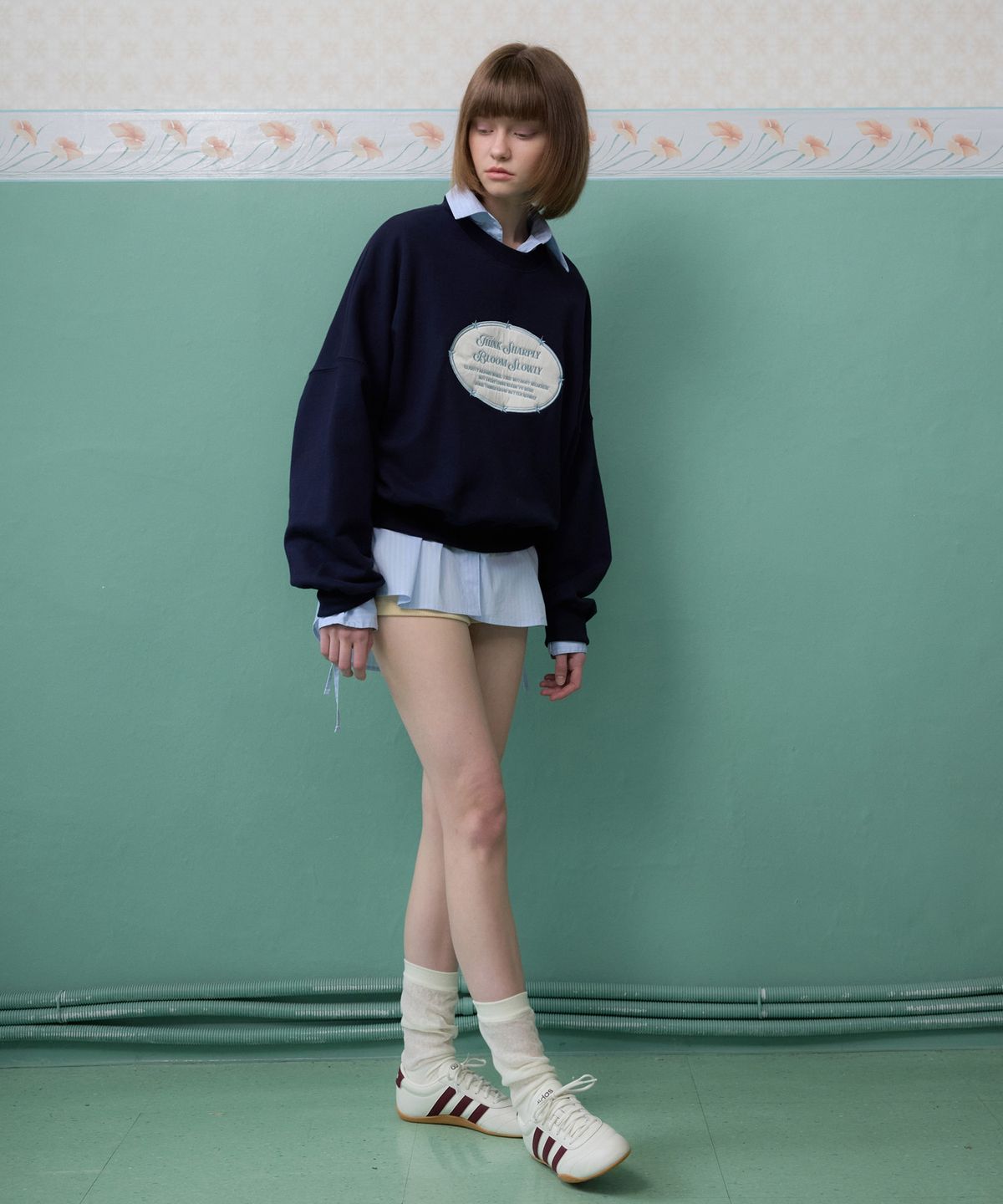 뮈르뮈르(MURMURE) 티모 이니셜 ST 셔츠 원피스_Timo Shirt Dress