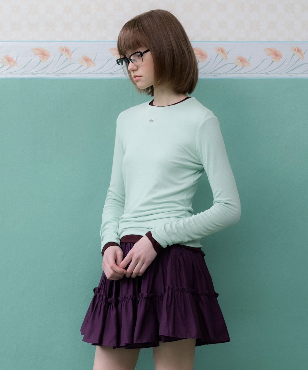 뮈르뮈르(MURMURE) 포멀 소프트스판 슬림 티_Formal T-Shirt