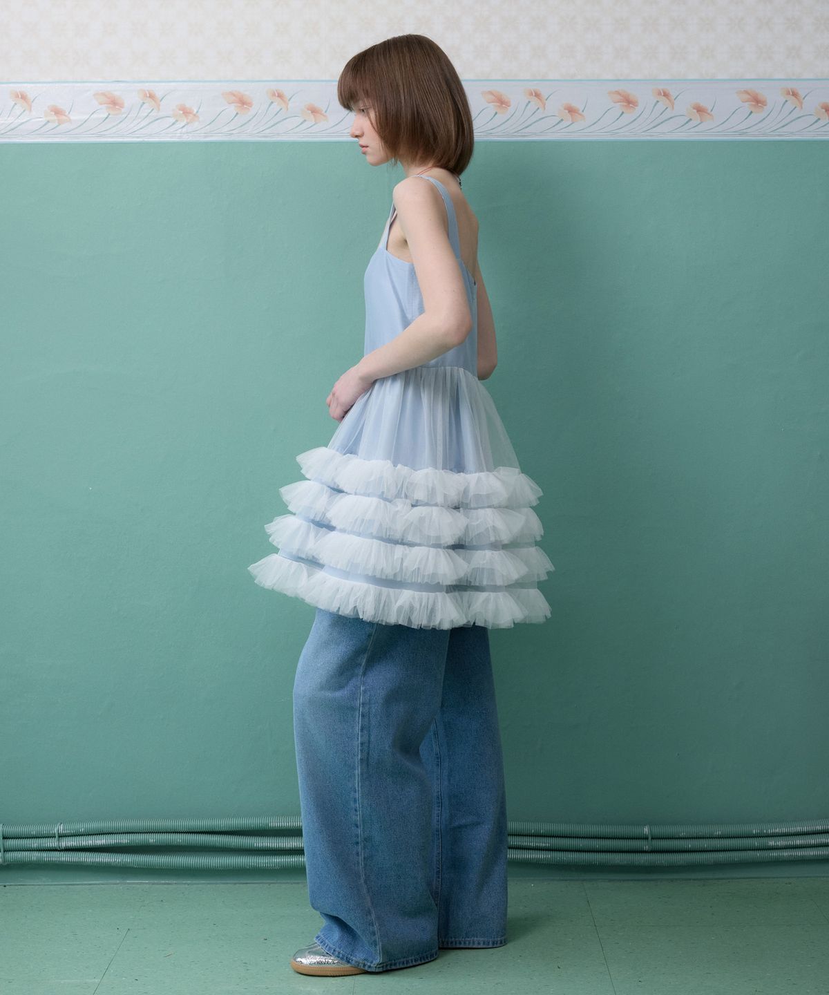 뮈르뮈르(MURMURE) 로라 캉캉 레이스 원피스_Lora Dress