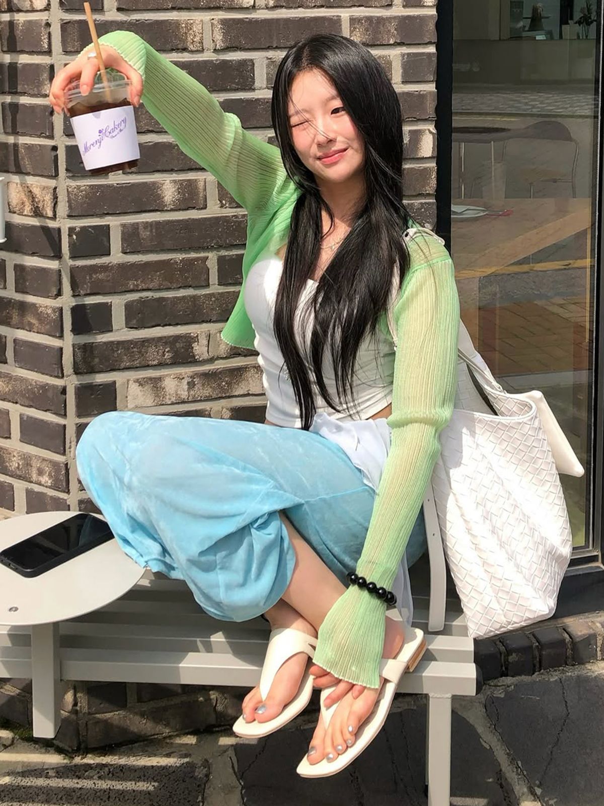 뮈르뮈르(MURMURE) 미델 쿨벨로아 미디 스커트_Middell Skirt