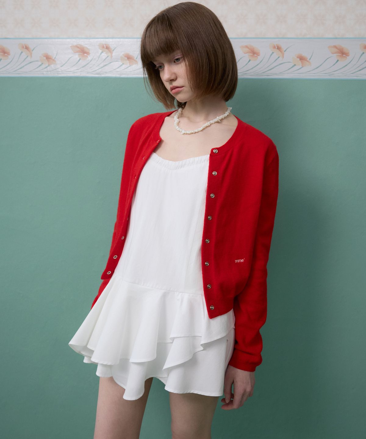 뮈르뮈르(MURMURE) 베니스 멀티 레이어 미니 원피스_Venice Mini Dress