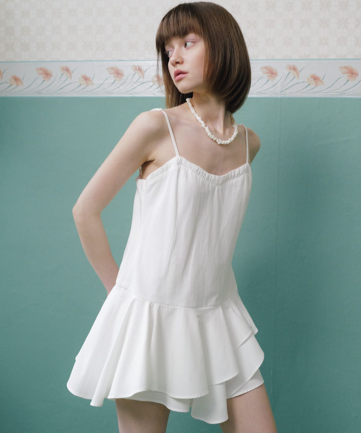 뮈르뮈르(MURMURE) 베니스 멀티 레이어 미니 원피스_Venice Mini Dress
