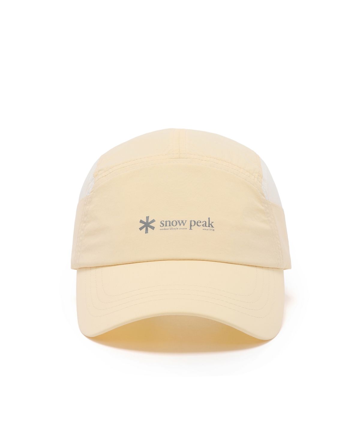 스노우피크 어패럴(SNOWPEAK APPAREL) 경량 타슬란 배색캡 (S26MUFCP74) Light Yellow