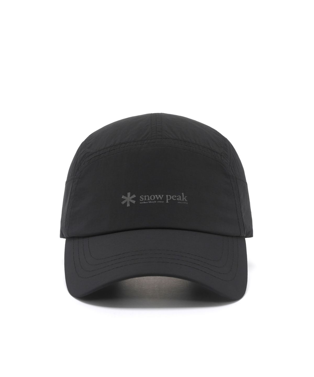 스노우피크 어패럴(SNOWPEAK APPAREL) 경량 타슬란 배색캡 (S26MUFCP74) Black