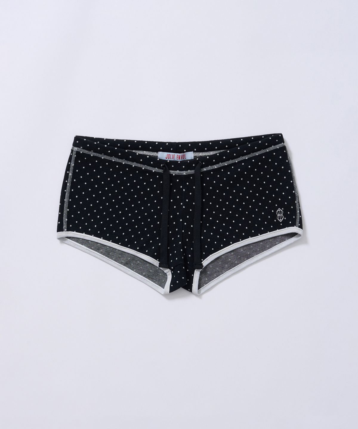 졸리앙볼(JOLIEENVOL) MICRO DOT SHORTS (BLACK)