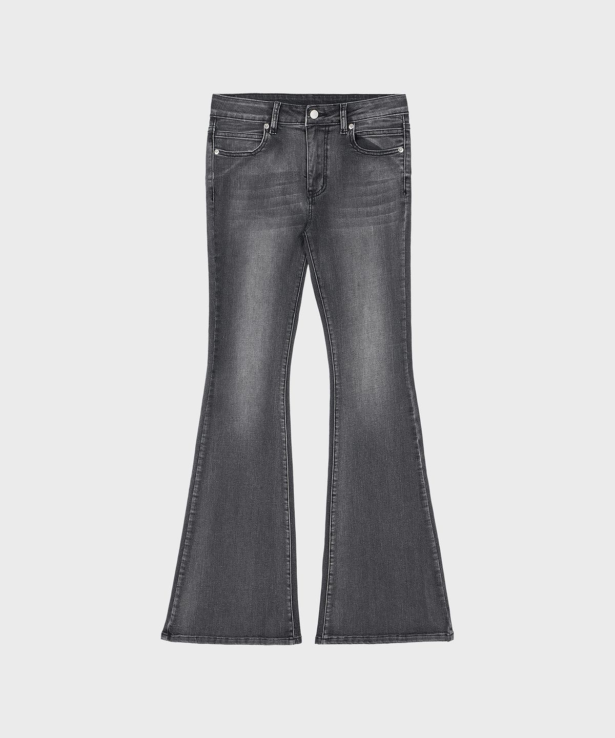 알키알카(ALKI ALKA) Washed Bootcut Denim Pants (Black)
