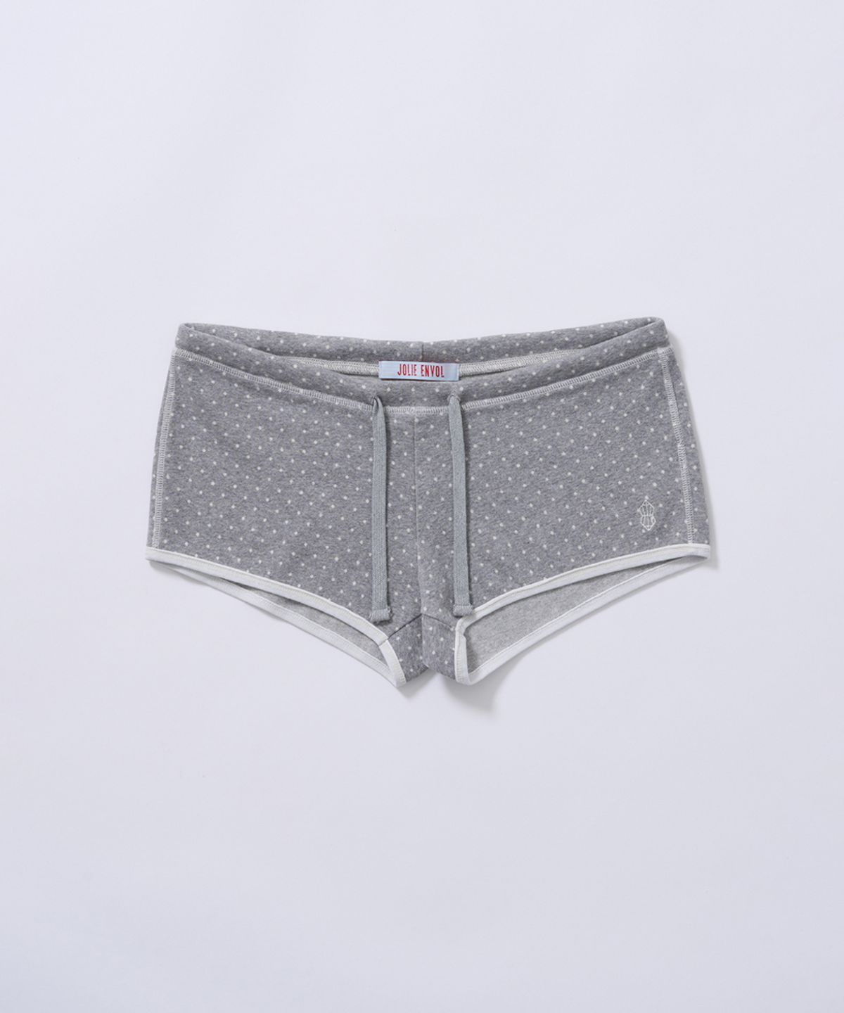 졸리앙볼(JOLIEENVOL) MICRO DOT SHORTS (GREY)