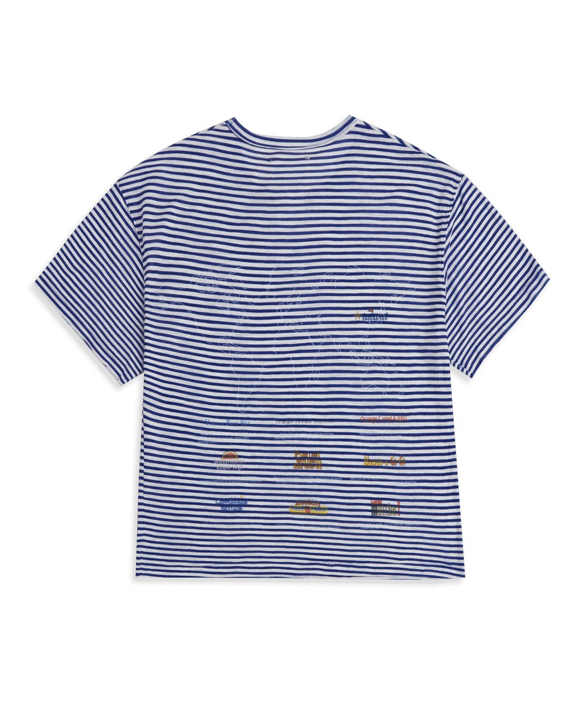 투위드(TUEWID) Tuewid summer shake souvenir tee in stripe