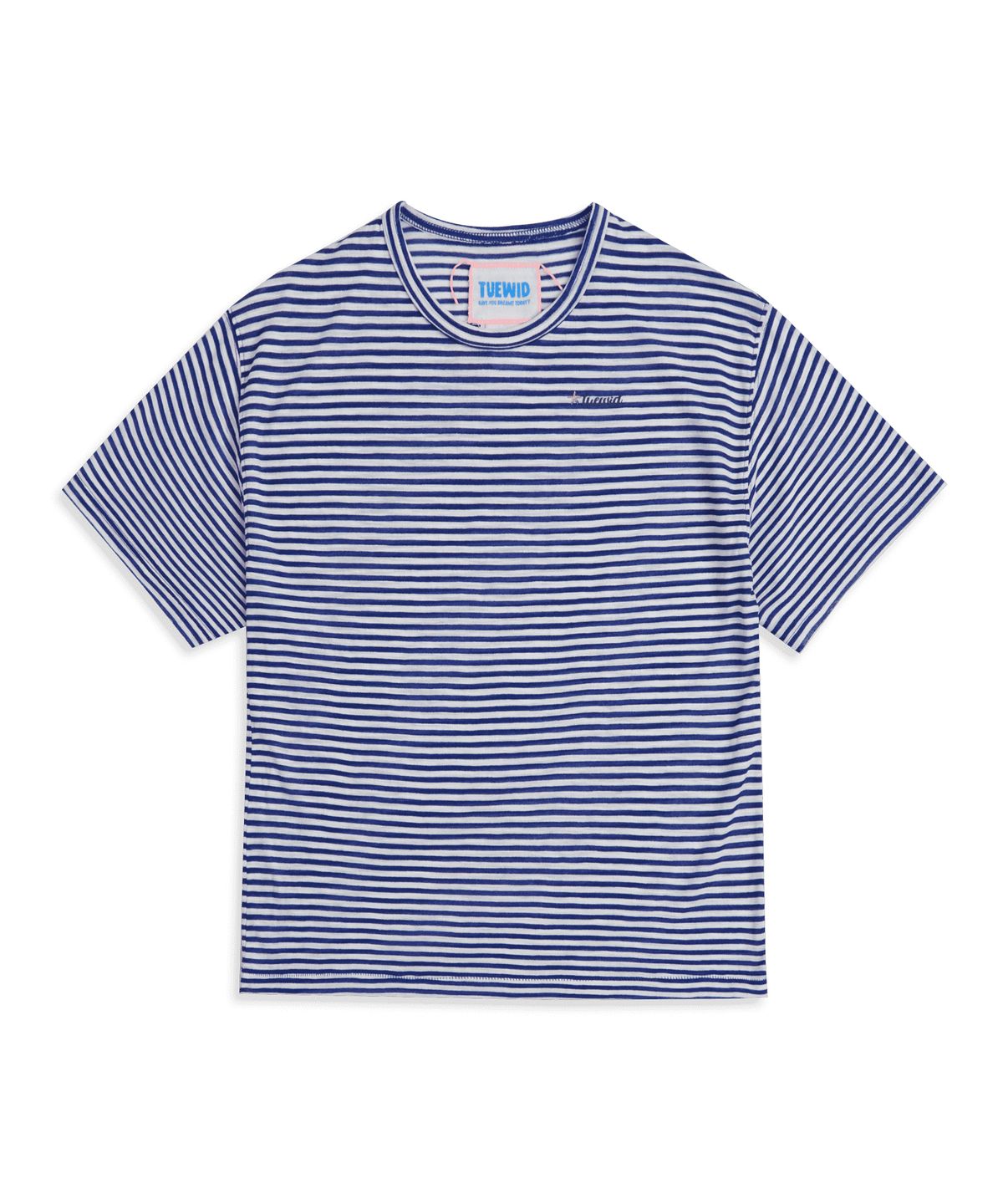 투위드(TUEWID) Tuewid summer shake souvenir tee in stripe