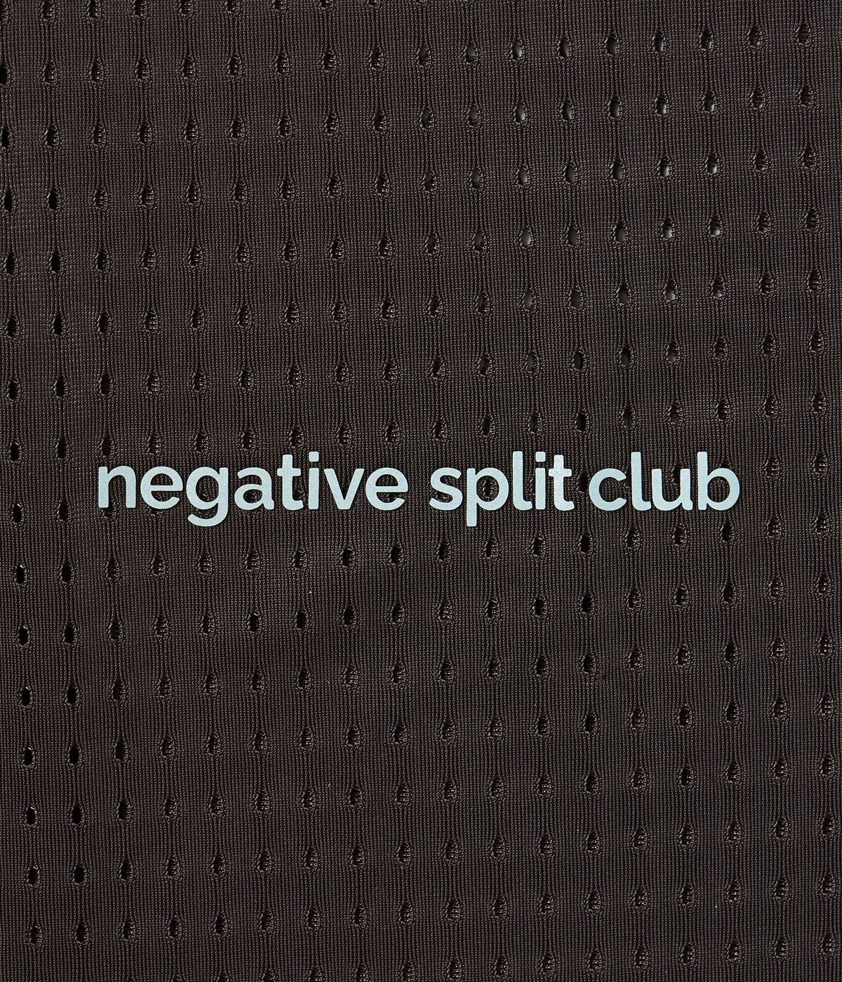 네거티브 스플릿 클럽(NEGATIVE SPLIT CLUB) 에어벤트 솔리드 티셔츠 (브라운)