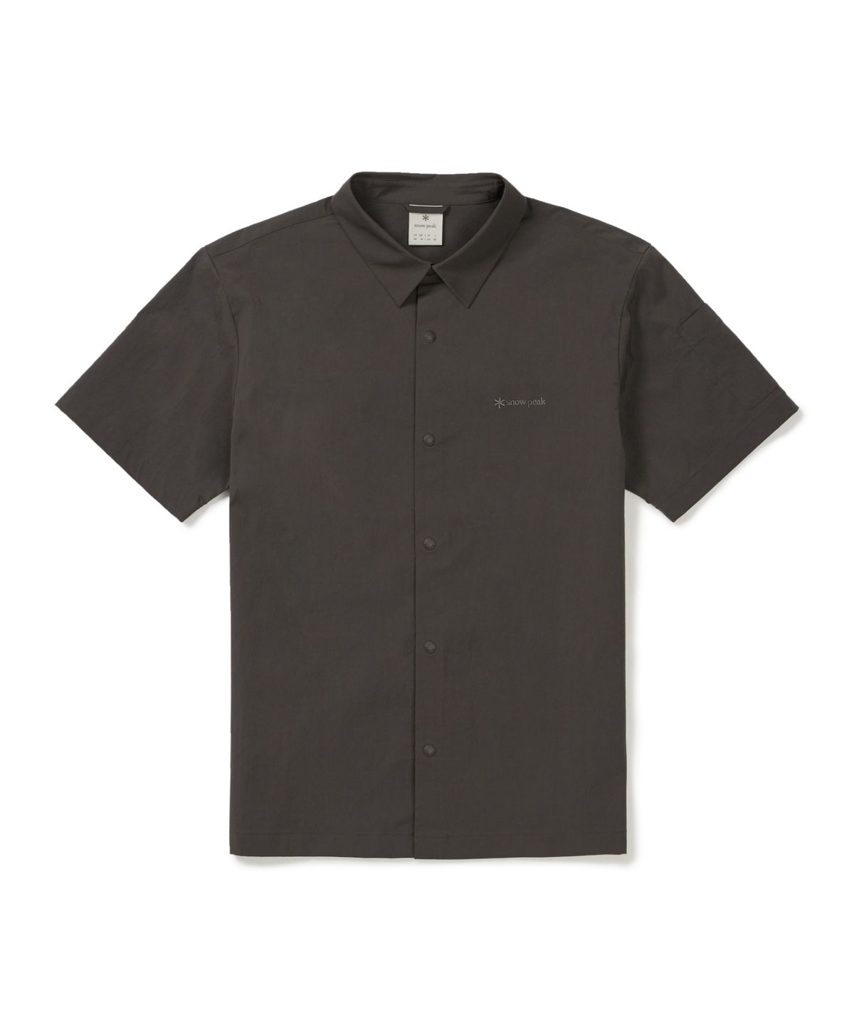 스노우피크 어패럴(SNOWPEAK APPAREL) 루트 반팔 셔츠 (S26MMRSH62) Chocolate Khaki
