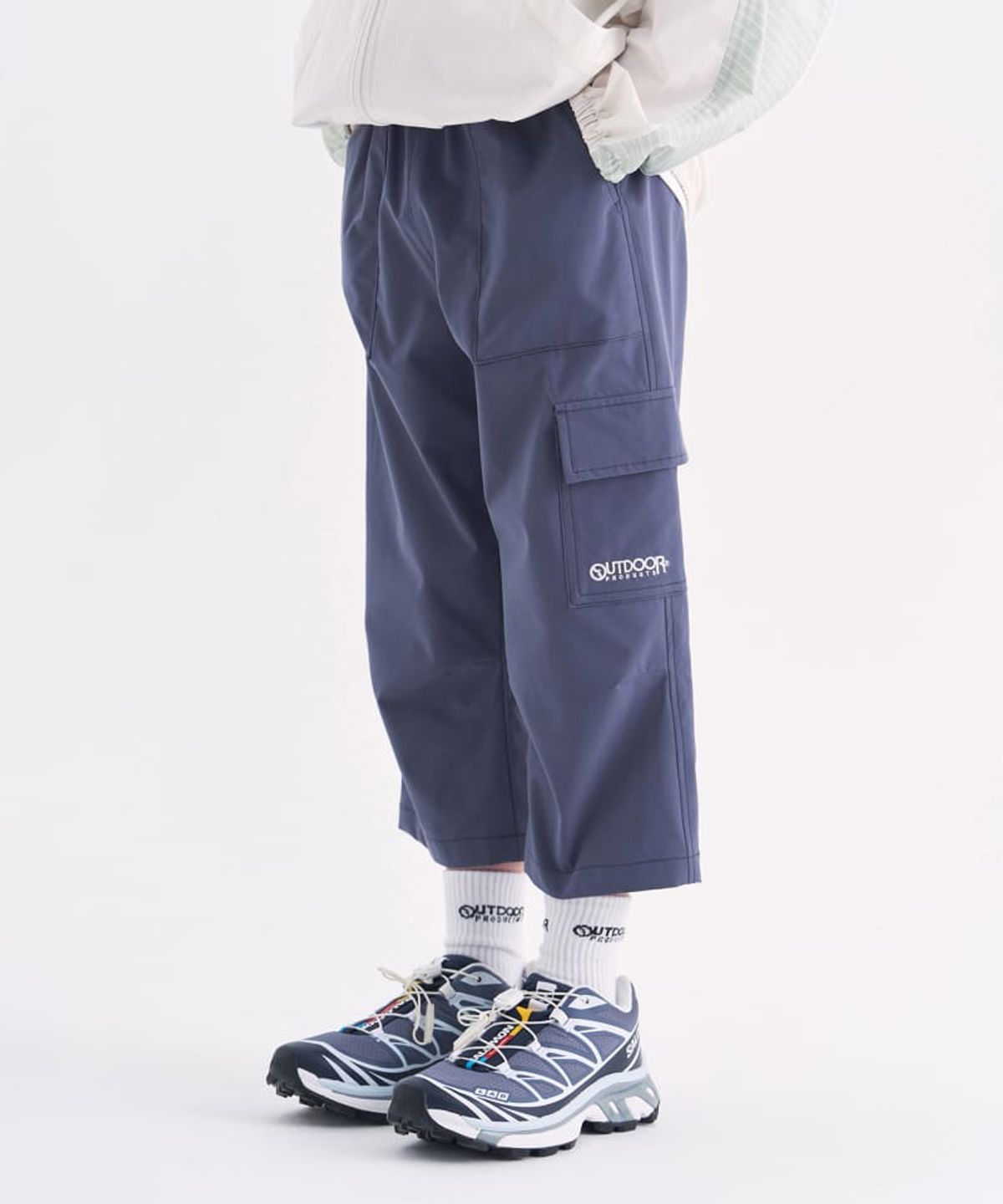 아웃도어 프로덕츠 키즈(OUTDOOR PRODUCTS KIDS) 7부 우븐팬츠 (딥그레이) OD262BHP01_DGY