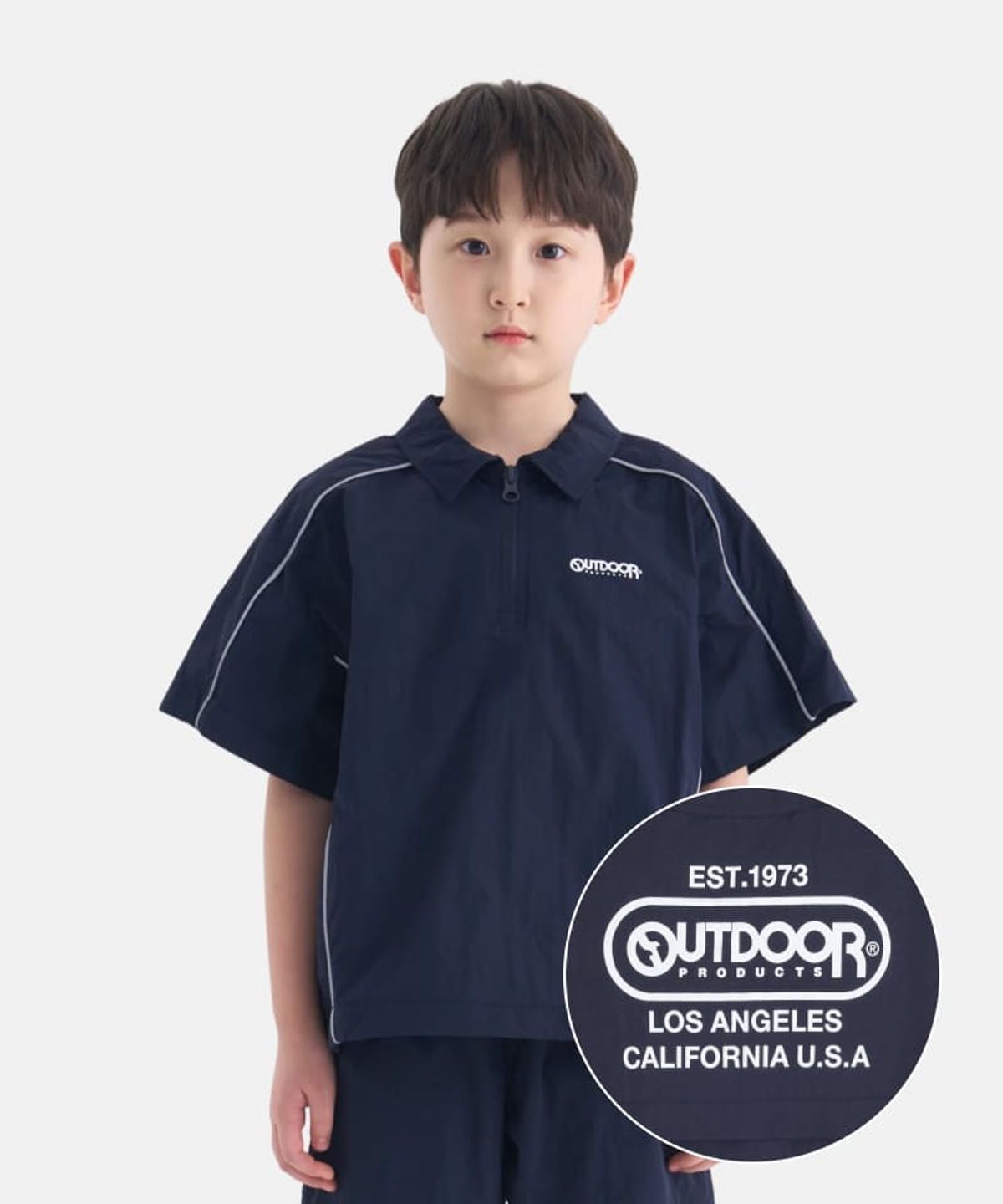 아웃도어 프로덕츠 키즈(OUTDOOR PRODUCTS KIDS) 아노락 반집업 (네이비) OD262ONR02_NVY