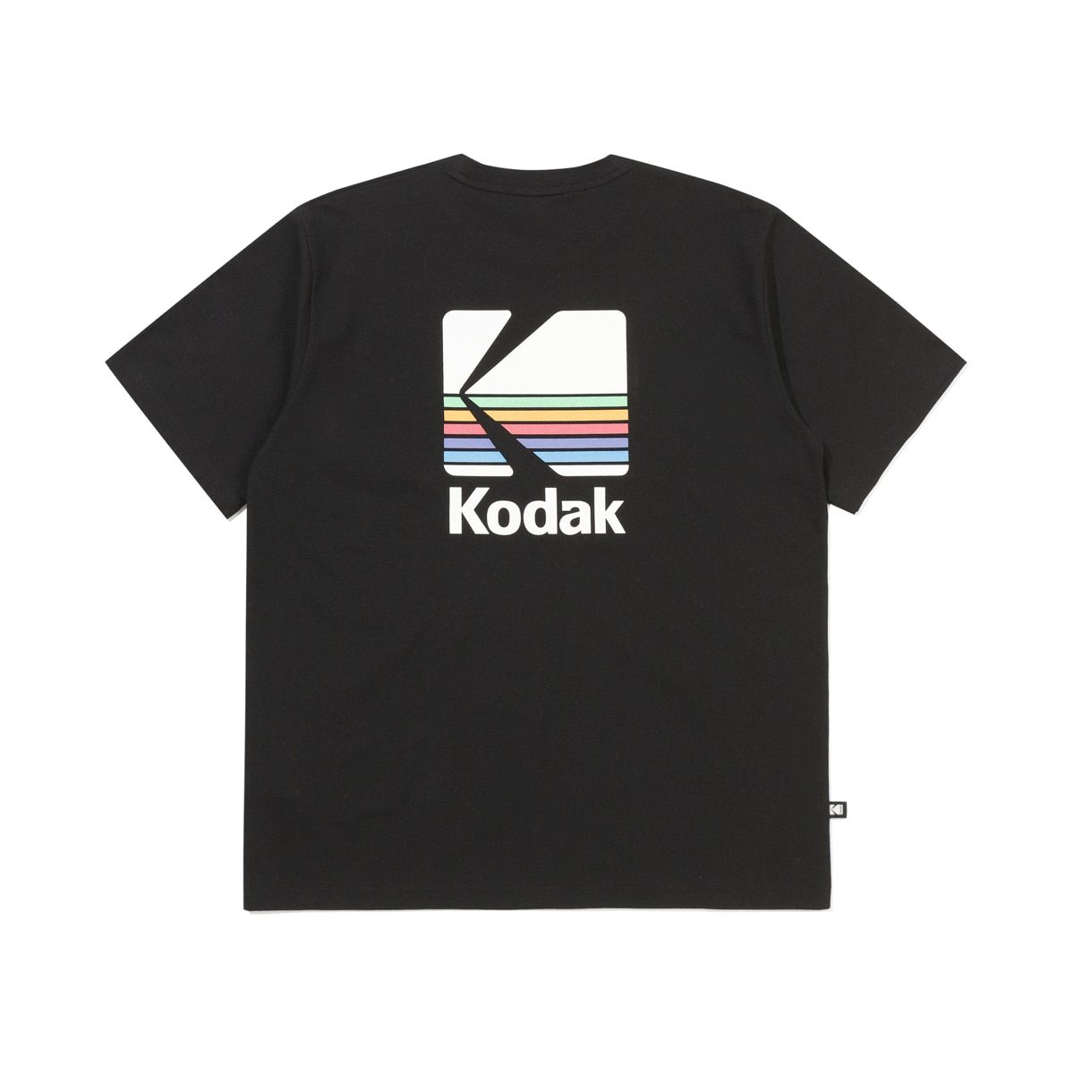 코닥(KODAK) 레인보우 소로나 반팔 티셔츠 BLACK