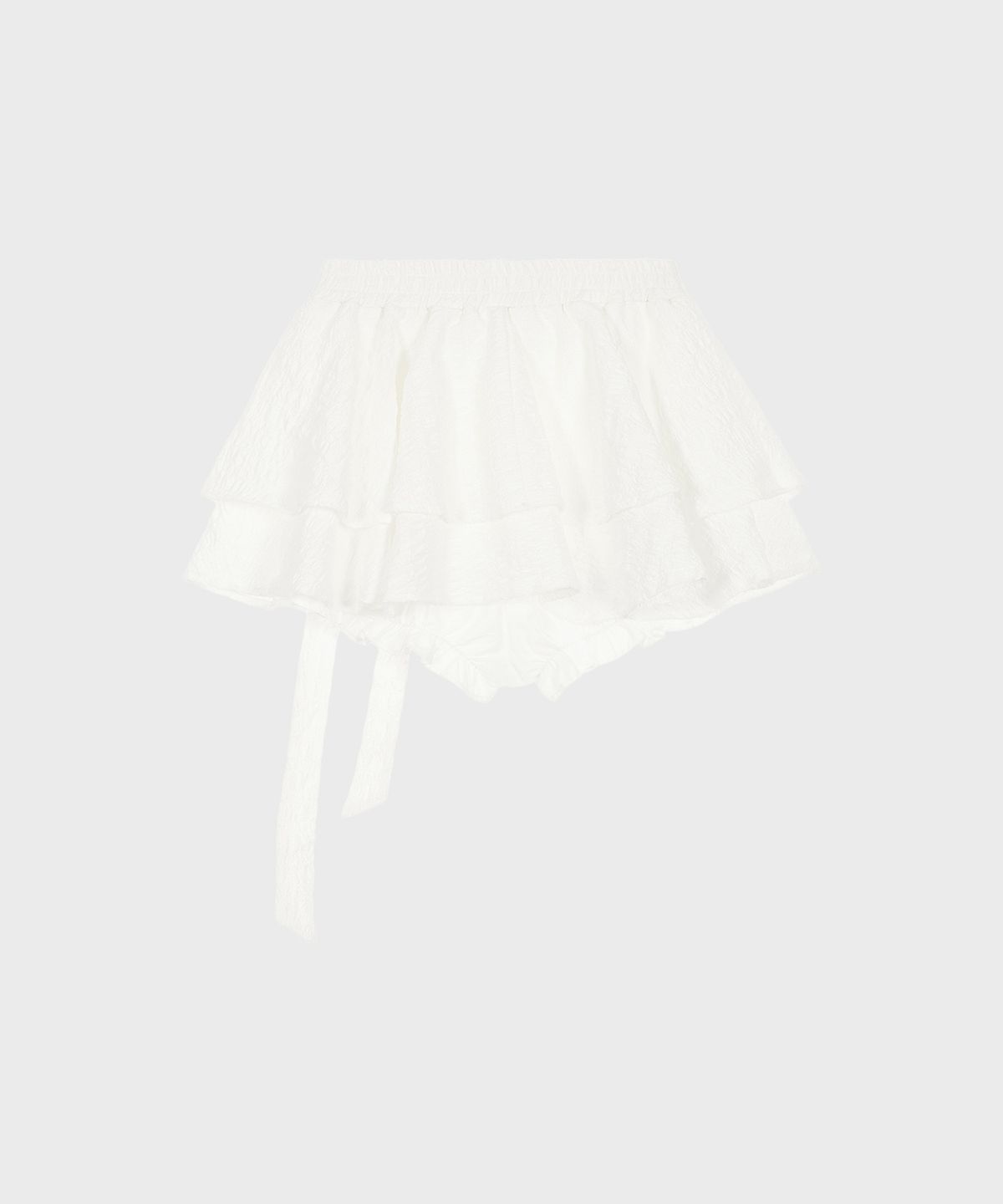 알키알카(ALKI ALKA) Jacquard Mini Skirt (Ivory)