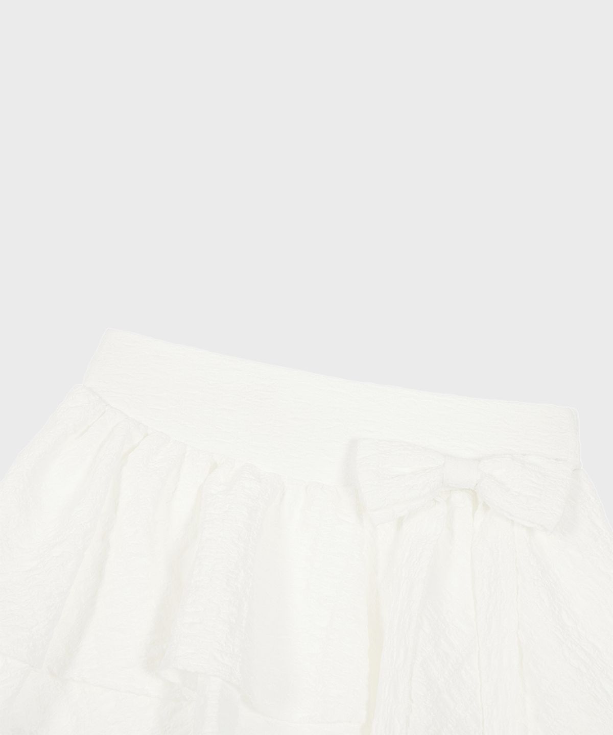 알키알카(ALKI ALKA) Jacquard Mini Skirt (Ivory)