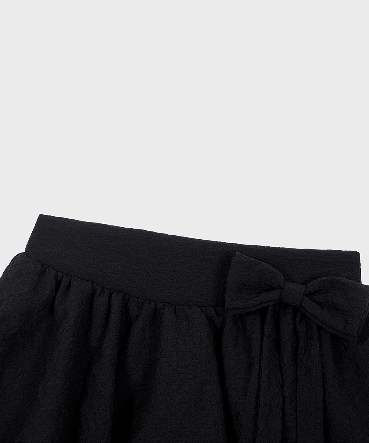 알키알카(ALKI ALKA) Jacquard Mini Skirt (Black)