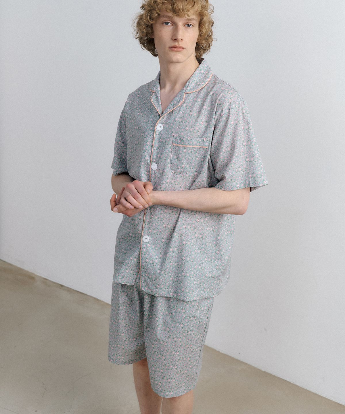 조스라운지(JO'S LOUNGE) [모달] (couple) Siena Short Pajama Set + Cap Sleeve One-piece