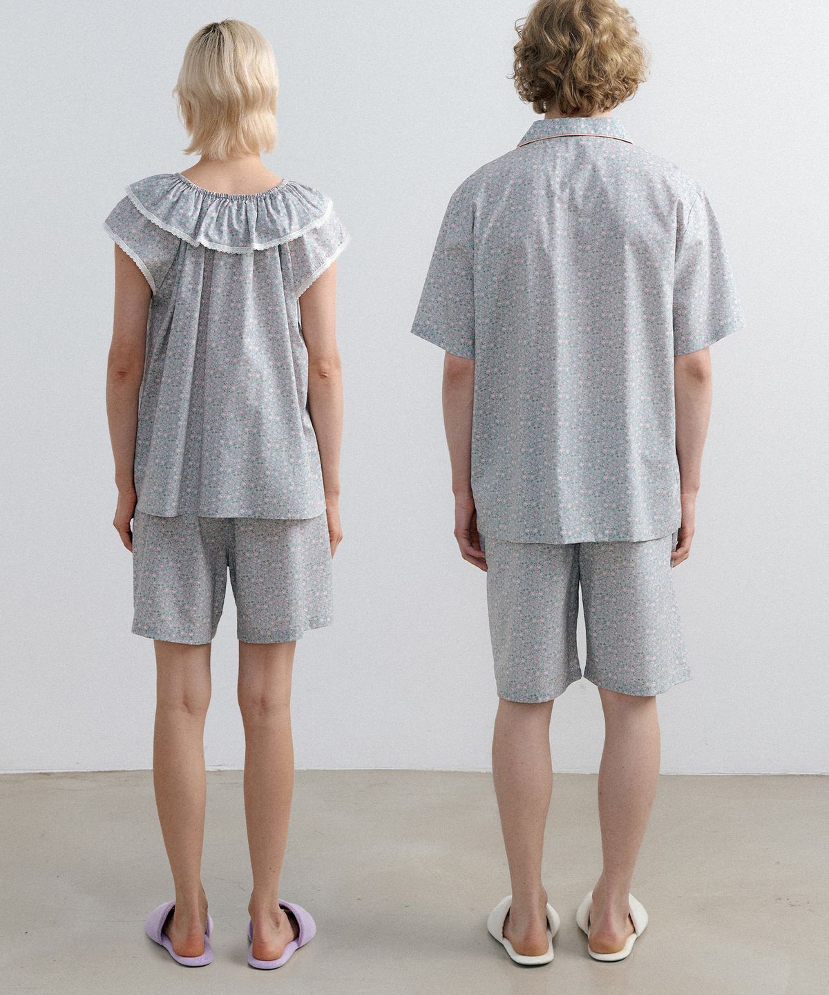 조스라운지(JO'S LOUNGE) [모달] (couple) Siena Short Pajama Set + Cap Sleeve Two-piece