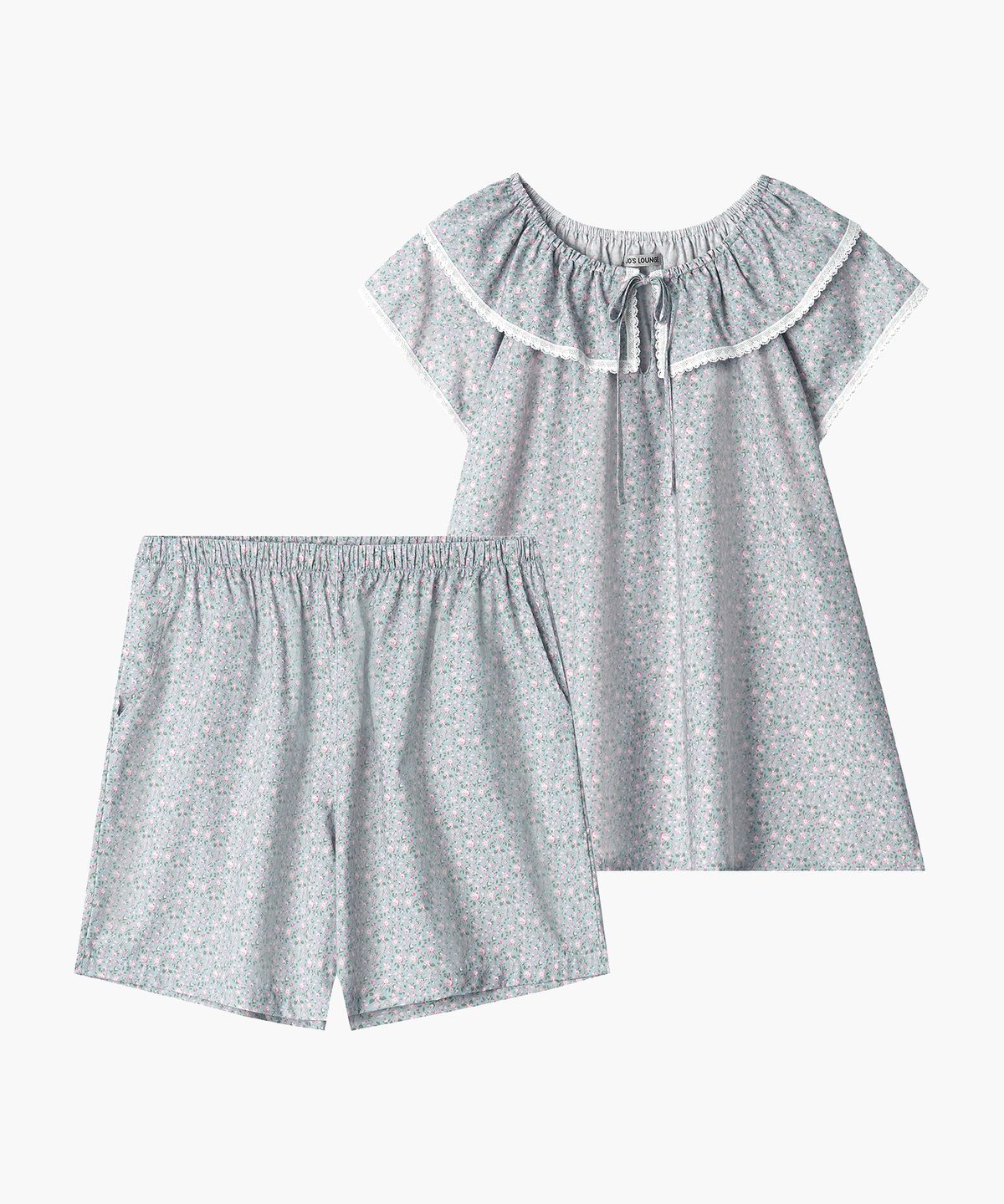 조스라운지(JO'S LOUNGE) [모달] (w) Siena Cap Sleeve Two-piece