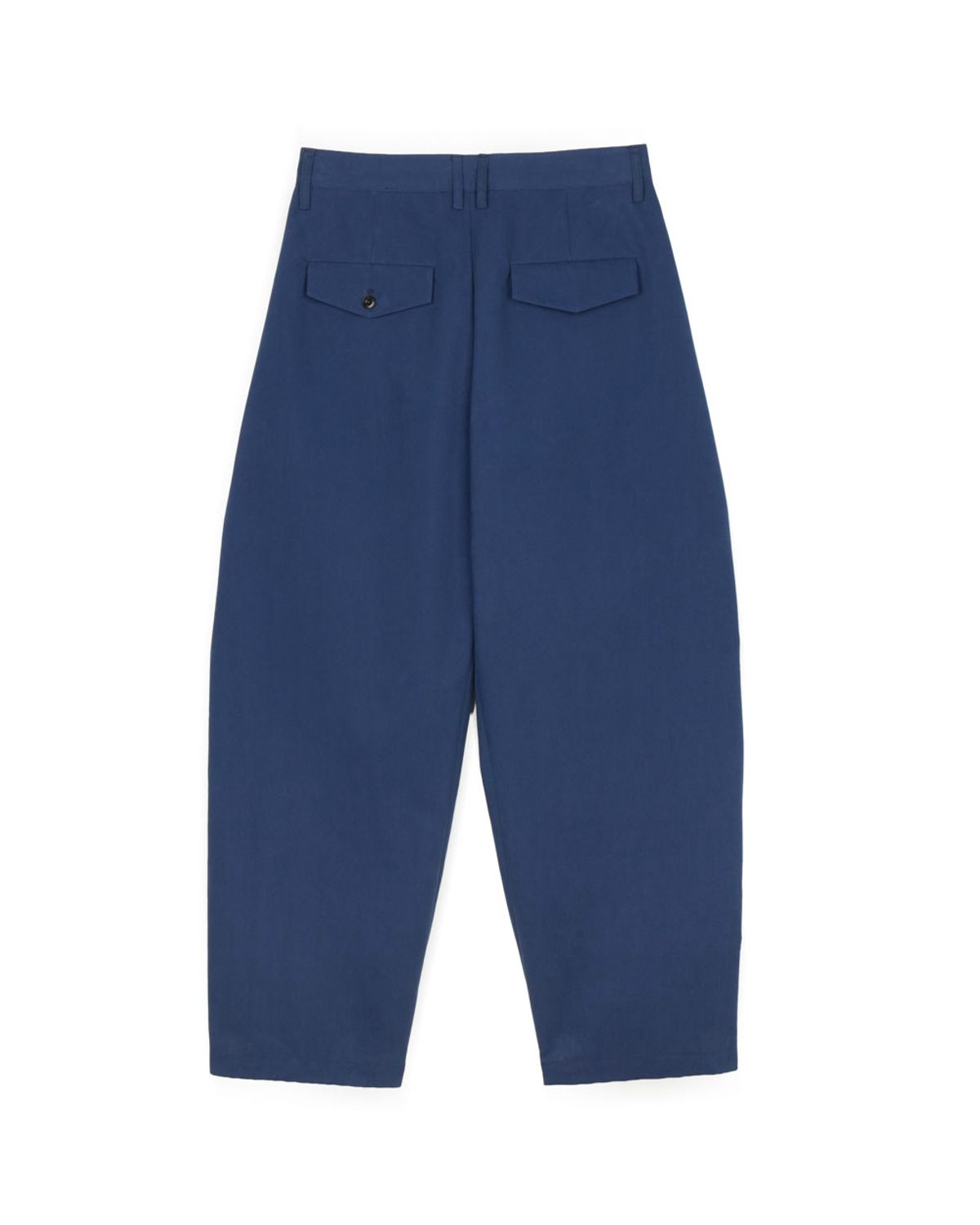 구보(GUVO) Curved chino pants, navy
