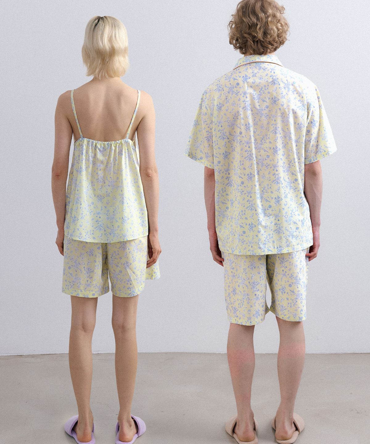 조스라운지(JO'S LOUNGE) [모달] (couple) Maya Short Pajama Set + Camisole Two-piece