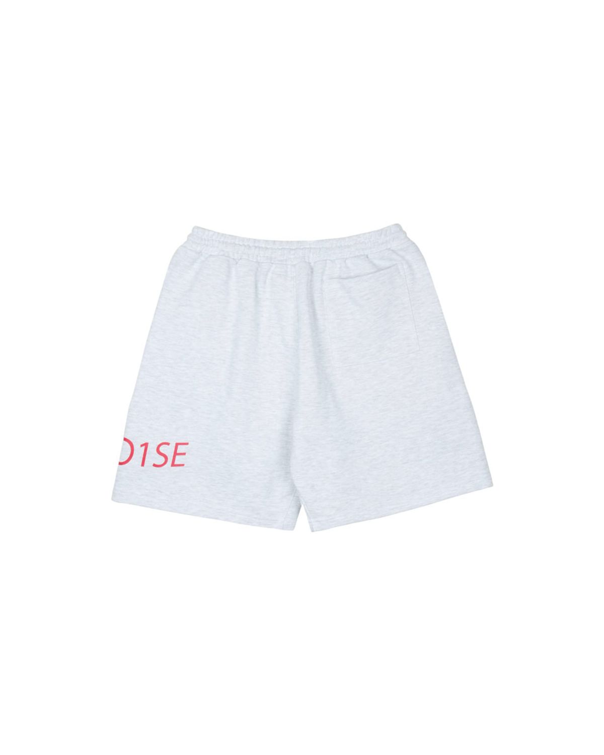 구보(GUVO) Sweat gusset short, white-melange
