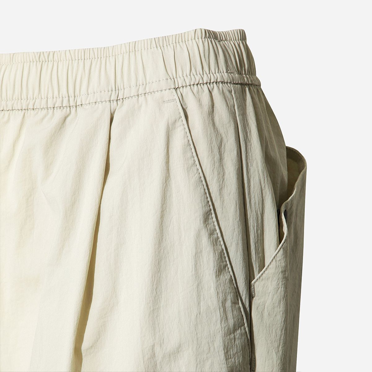 디오디(DOD) 여성) 마이로 세미오버핏 팬츠(IVORY)