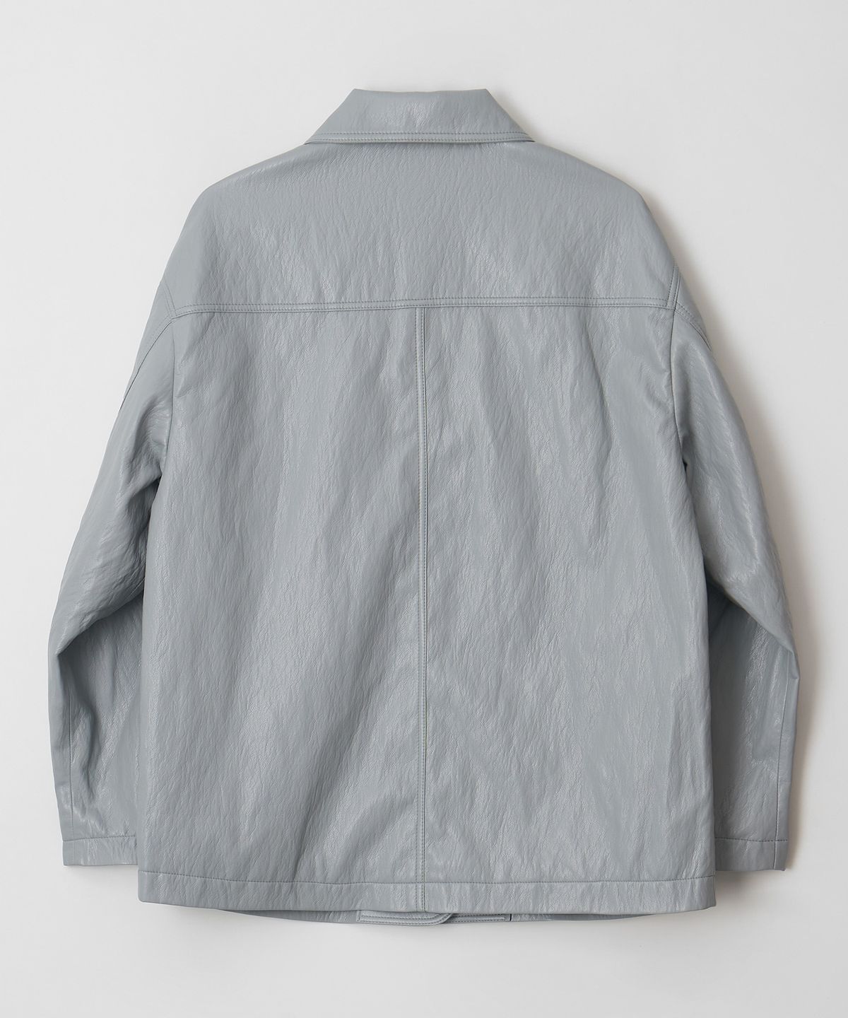 정감 스튜디오(JEONGGAM STUDIOS) Half Leather Jacket_3 color