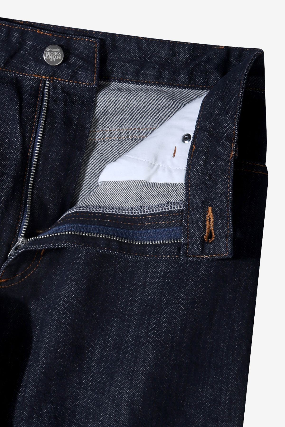 르몽생미셸(LE MONT ST MICHEL) Roll-Up Denim Pants_Blue