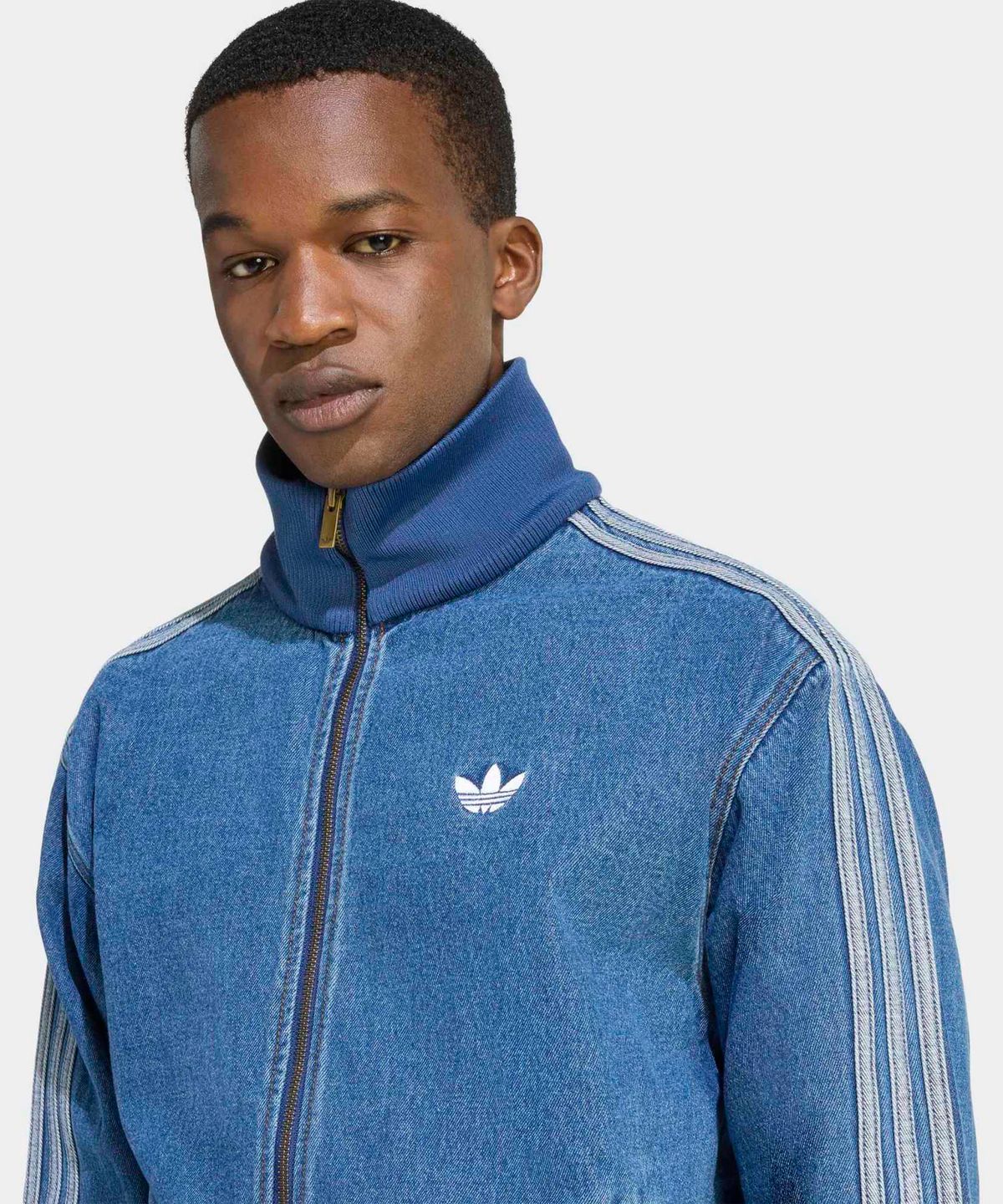 아디다스(ADIDAS) 데님 파이어버드 트랙탑 - 블루 / KD1517